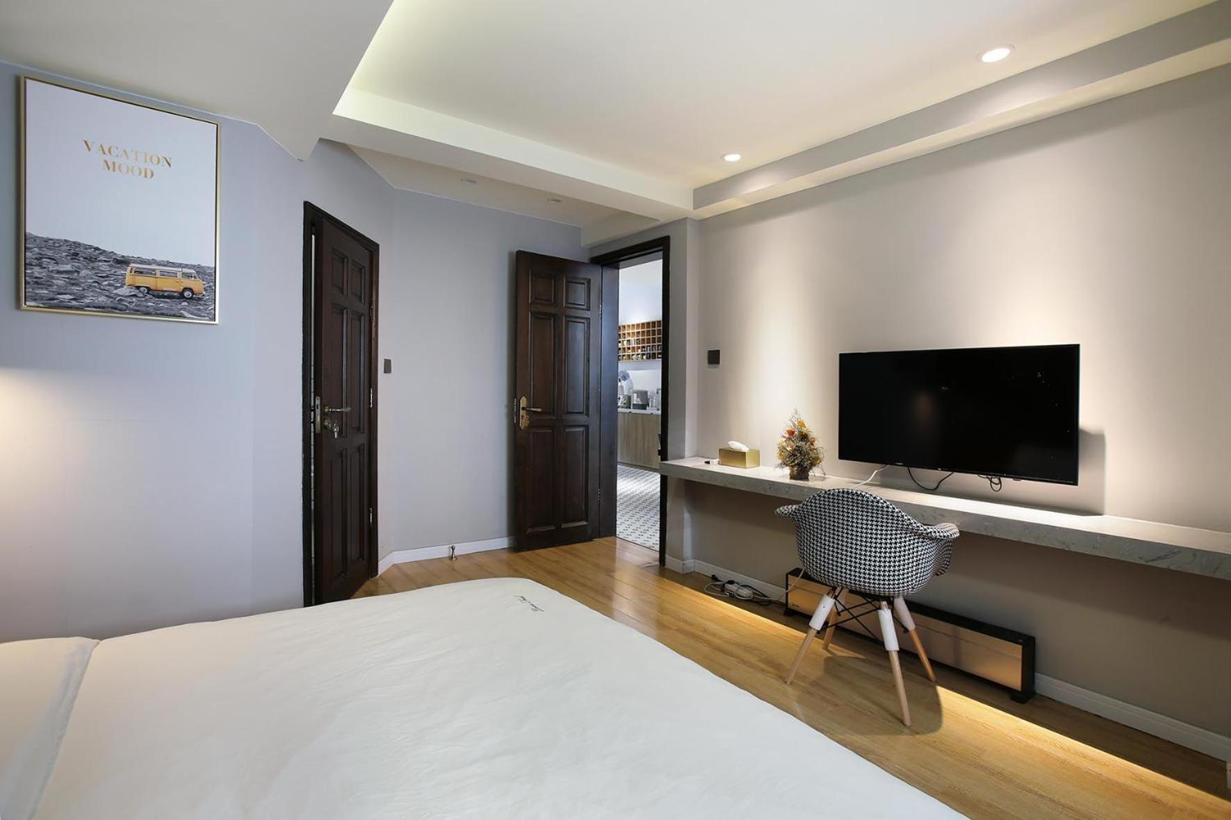 Shanghai Downtown Hills Boutique Guesthouse - Near Metro Line 7, Exit 3, Changping Road Oda fotoğraf