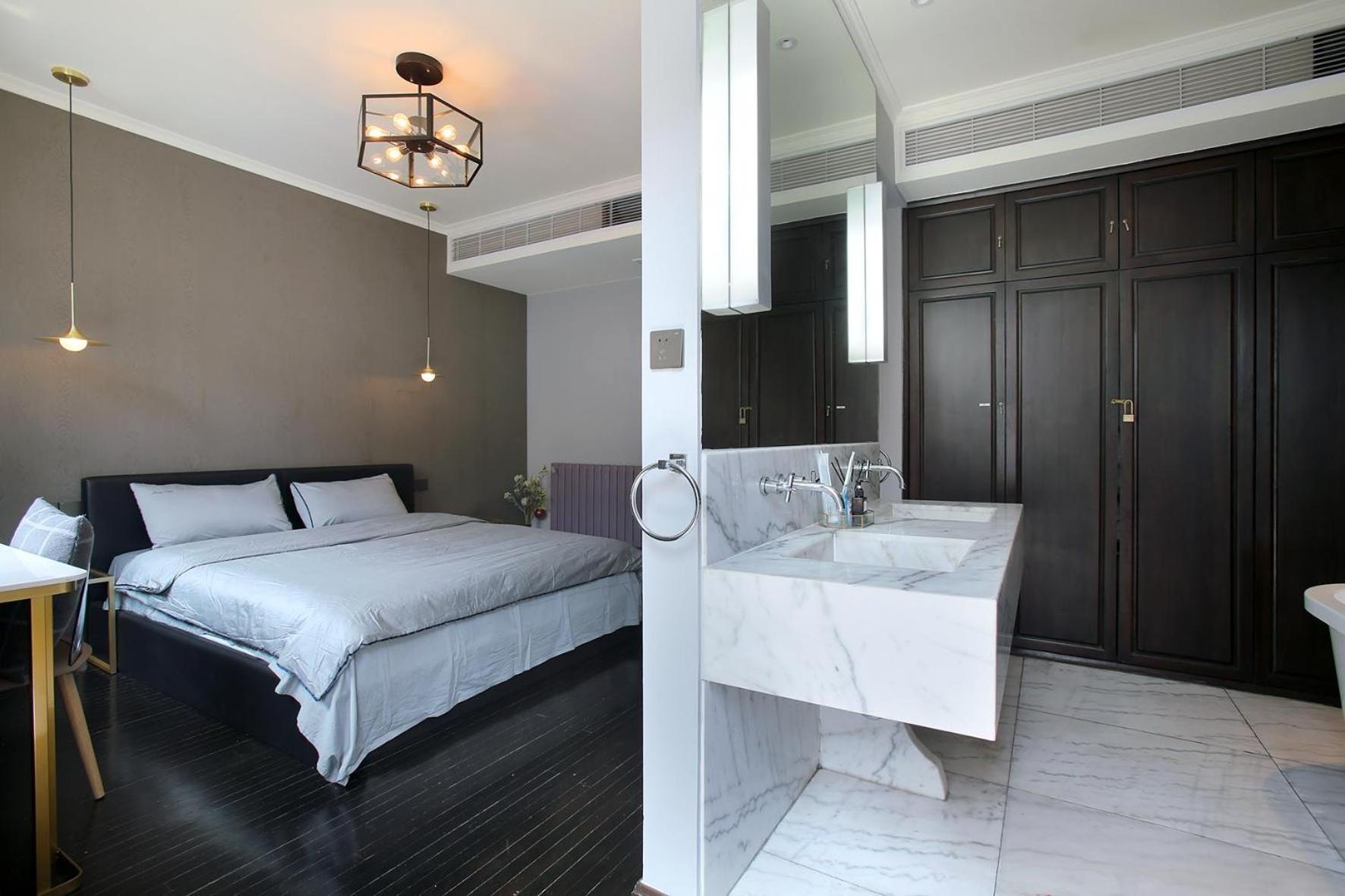 Shanghai Downtown Hills Boutique Guesthouse - Near Metro Line 7, Exit 3, Changping Road Oda fotoğraf