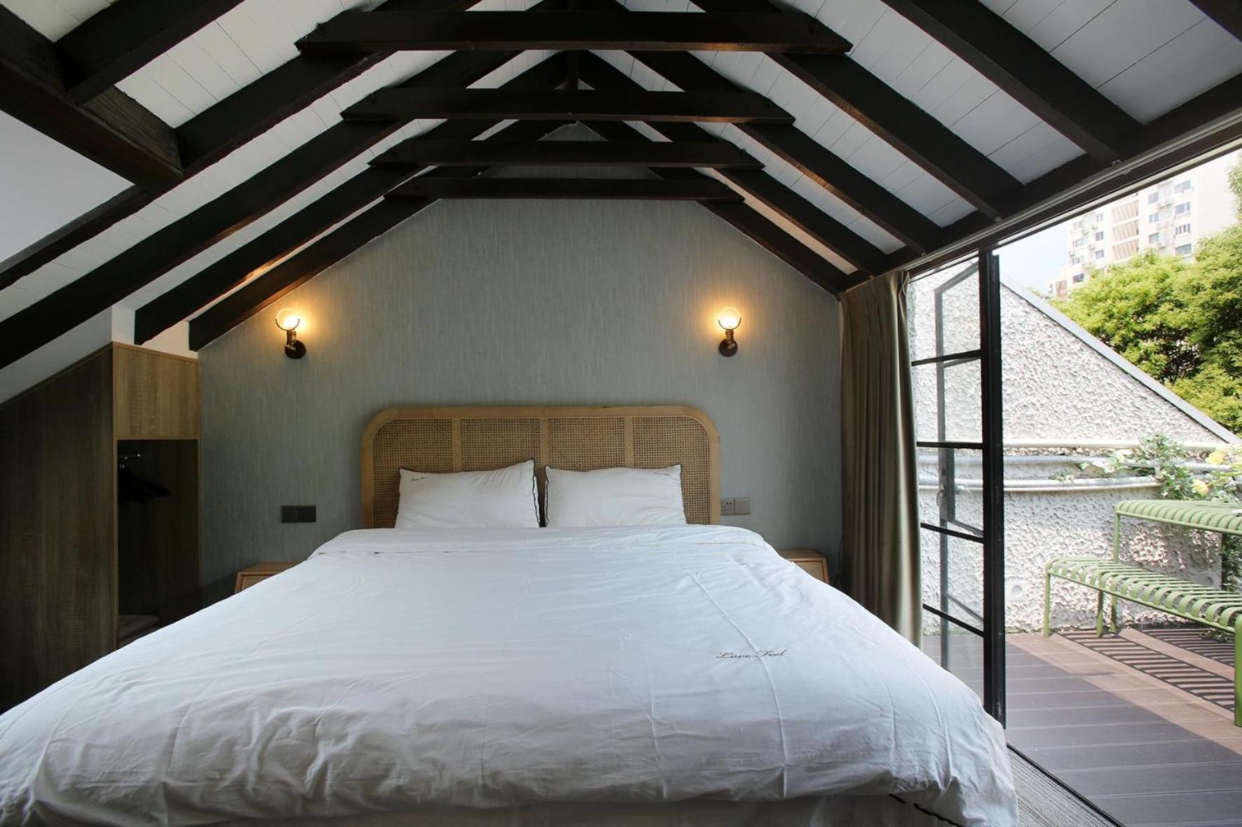 Shanghai Downtown Hills Boutique Guesthouse - Near Metro Line 7, Exit 3, Changping Road Oda fotoğraf